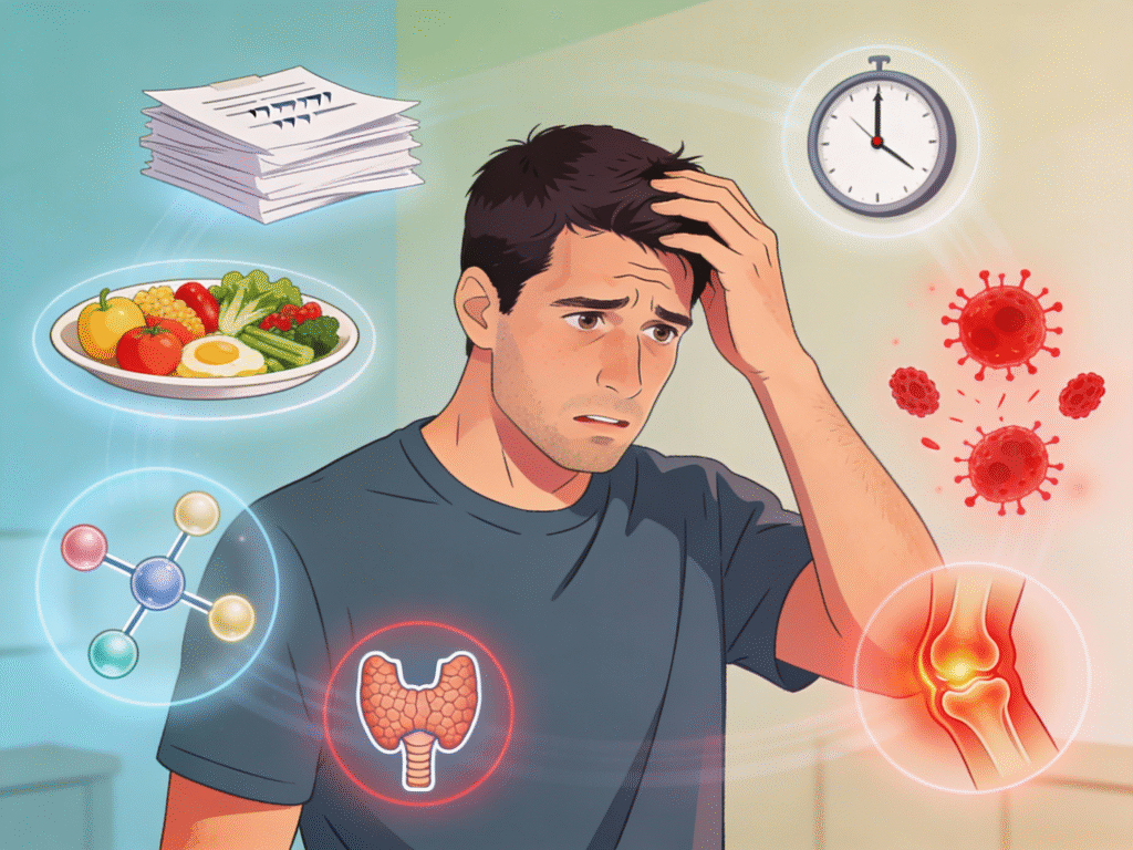 סיבות לנשירת שיער